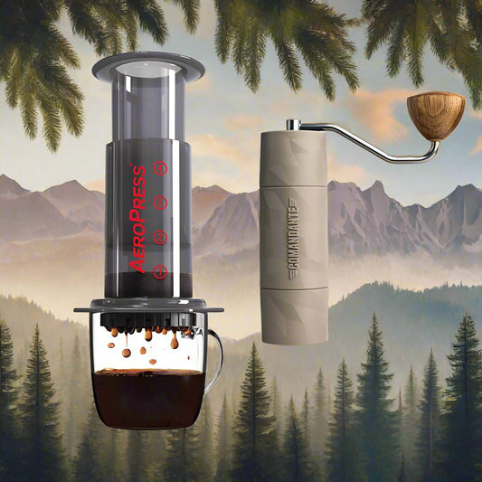 Comandante X25 Trailmaster Dune and Aeropress Original Bundle