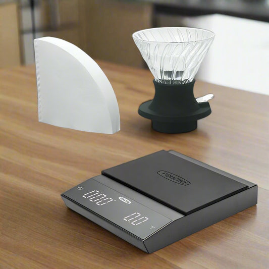 Hario V60 Switch and Felicita Incline Scale Bundle