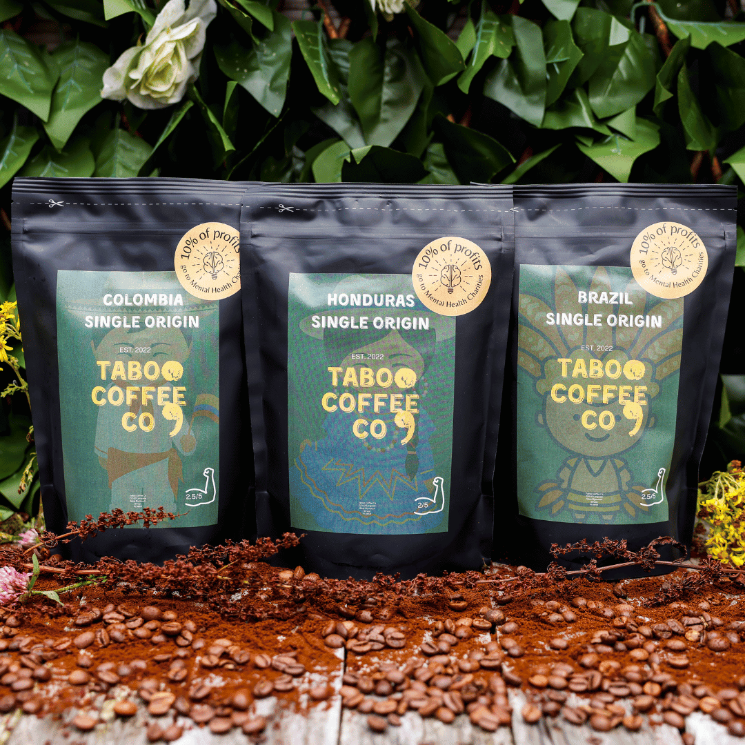 Columbian, Honduras & Brazilian Coffee Trio Bag 750g Single origin Taboo Coffee Co 