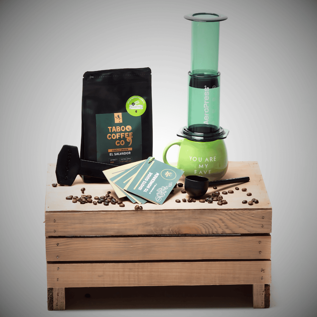 Taboo Coffee Co Gift Set Aeropress Gift Set (CHOOSE YOUR OWN COFFEE)