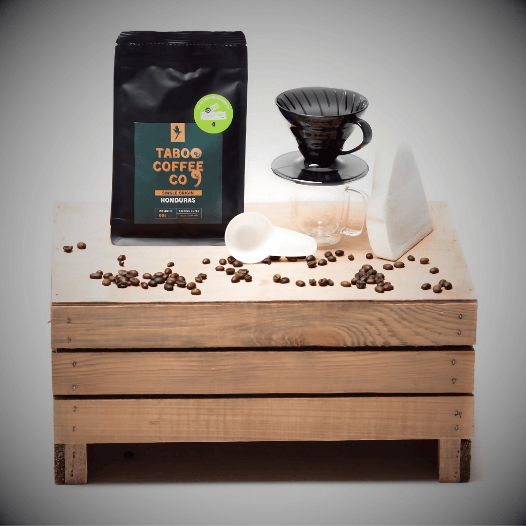 Taboo Coffee Co Gift Set Black V60 Dripper Gift Set *SIZE 01* (CHOOSE YOUR OWN COFFEE)