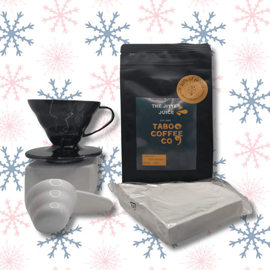 Taboo Coffee Co Gift Set Black V60 Dripper Gift Set Size 01 (CHOOSE YOUR OWN COFFEE)