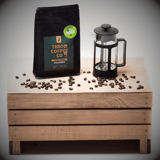 Taboo Coffee Co Gift Set Cafetiere Gift Set (CHOOSE YOUR OWN COFFEE)