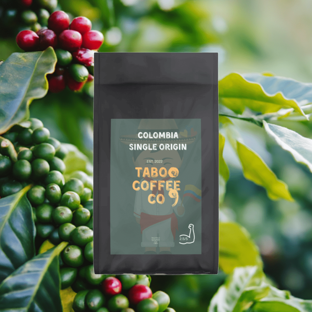 Taboo Coffee Co Single origin Colombian Coffee Grounded & Beans 250g