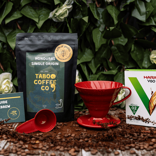 Taboo Coffee Co Gift Set Red V60 Gift Set (CHOOSE YOUR OWN COFFEE)