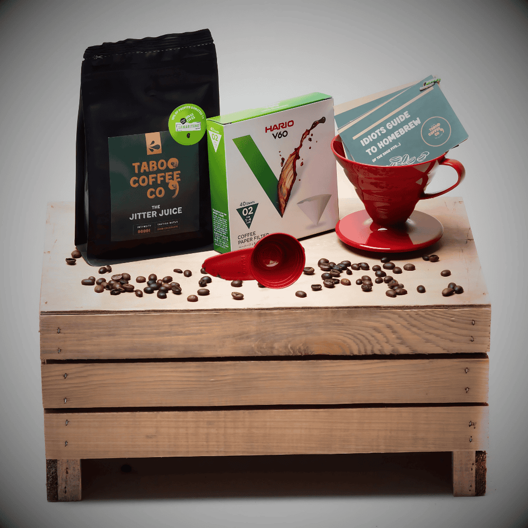 Taboo Coffee Co Gift Set Red V60 Gift Set *SIZE 02* (CHOOSE YOUR OWN COFFEE)