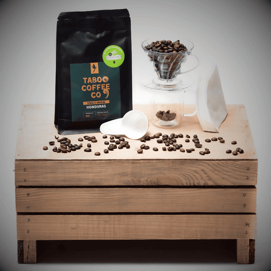 Taboo Coffee Co Gift Set Transparent V60 Dripper Gift Set *SIZE 01* (CHOOSE YOUR OWN COFFEE)