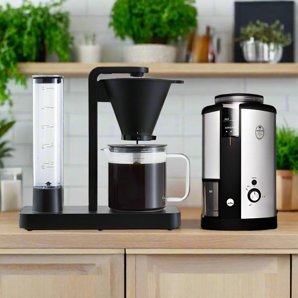 Wilfa Wilfa Svart Performance Coffee Maker + FREE Wilfa Svart Coffee Grinder (Silver)